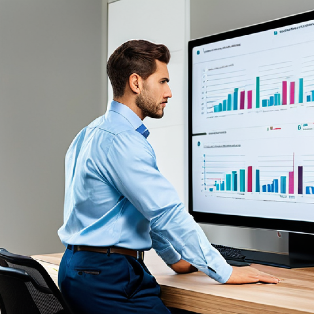 A young male professional, focused on a strategic planning display. Dressed in a smart, modest business casual shirt and trousers. Seated at a sleek, minimalist desk in a modern, brightly lit home office. On the large, interactive screen in front of him, abstract visual representations of optimized pathways and resource management flowcharts are displayed, symbolizing efficient strategy. Professional studio photography, sharp focus, clean composition, high detail, vibrant colors, safe for work, appropriate content, fully clothed, professional, perfect anatomy, correct proportions, natural pose, well-formed hands, proper finger count, natural body proportions, modest clothing, appropriate attire, family-friendly.