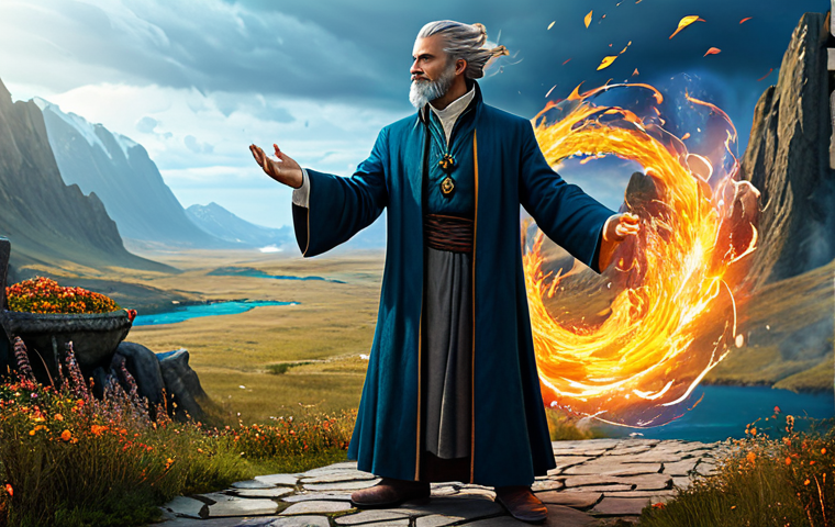 리니지 신규 클래스 소개 - The Strategic Support** "A wise and powerful character, fully clothed in flowing, modest robes, ema...