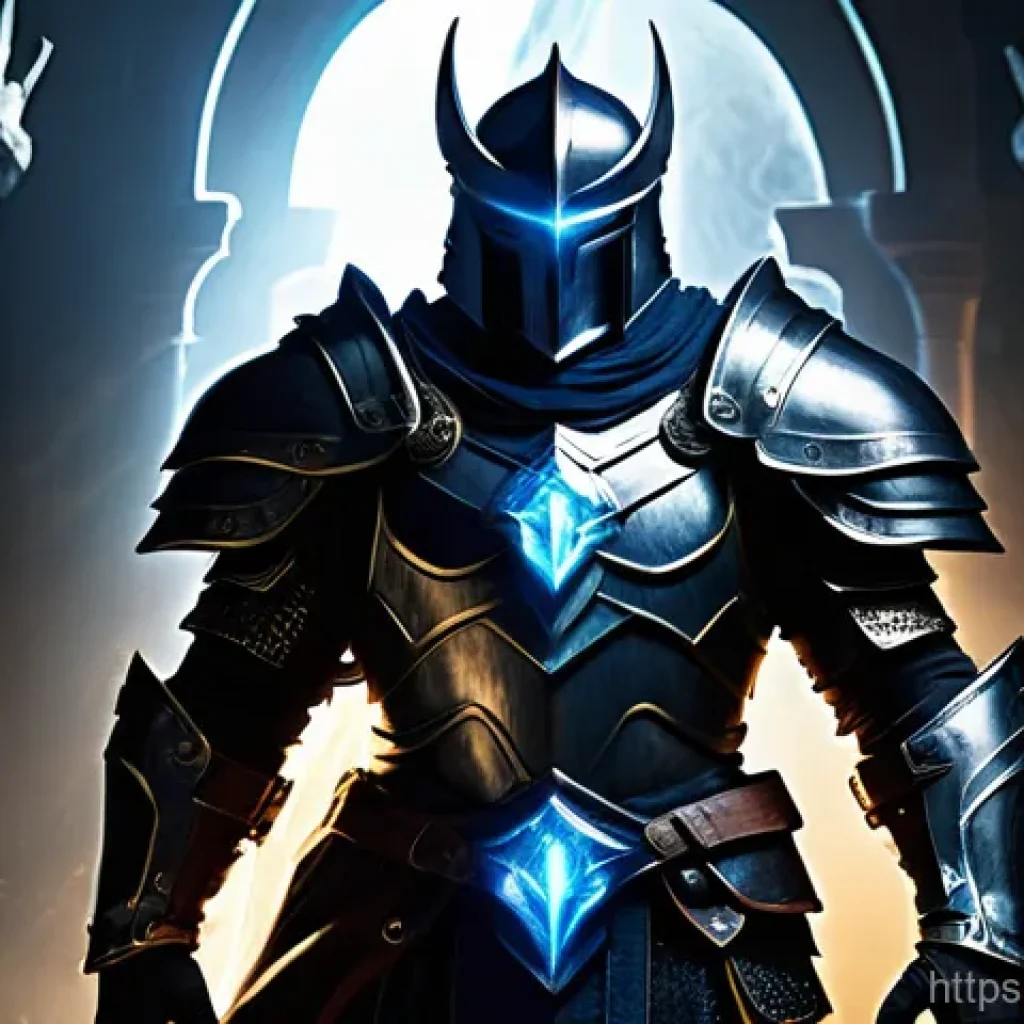 리니지 버프 아이템 추천 - **Prompt 1: The Buffed Warrior's Vigil** "A formidable male warrior stands ready for battle, cla...