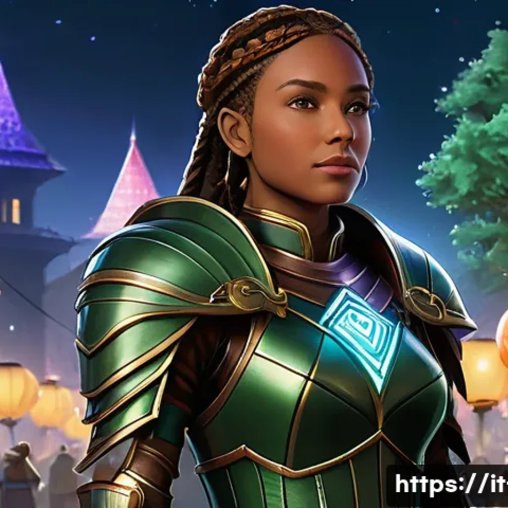 리니지 코스튬 모으는 법 - **Prompt 1: The Dedicated Event Collector** "A determined female fantasy adventurer, in her late...