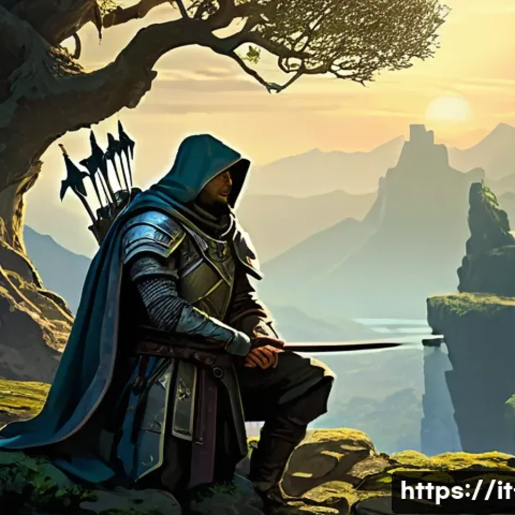 리니지 희귀 보스 등장 위치 - **Prompt 1: The Vigil of the Forgotten Plains** "A diverse group of five fantasy adventurers, fu...