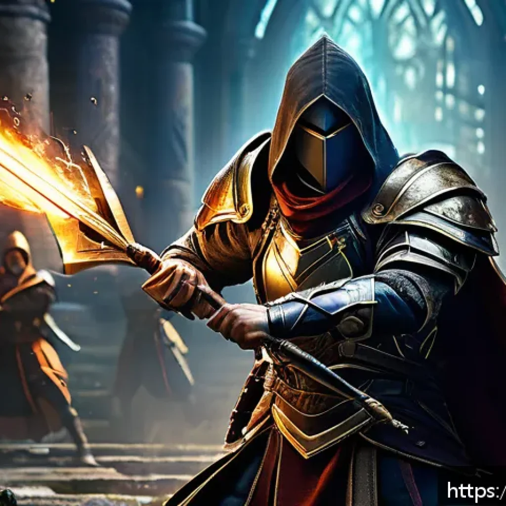 리니지 각성 클래스 업데이트 - A dynamic fantasy battle scene featuring a group of awakened classes in combat: a Warrior clad in ex...